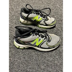 New Balance 860v3 Kids Boys Running Shoes Silver Black Green KJ860GGY Size 1